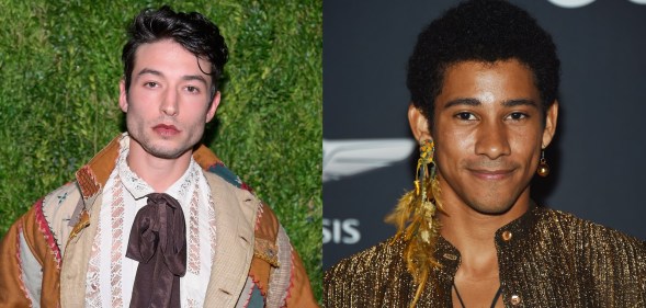 Ezra Miller and Kieynan Lonsdale