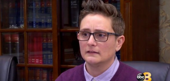 Former teacher Dina Persico, who is suing her school district saying she was harassed because she is a lesbian