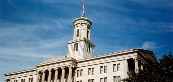 The Tennessee state capitol