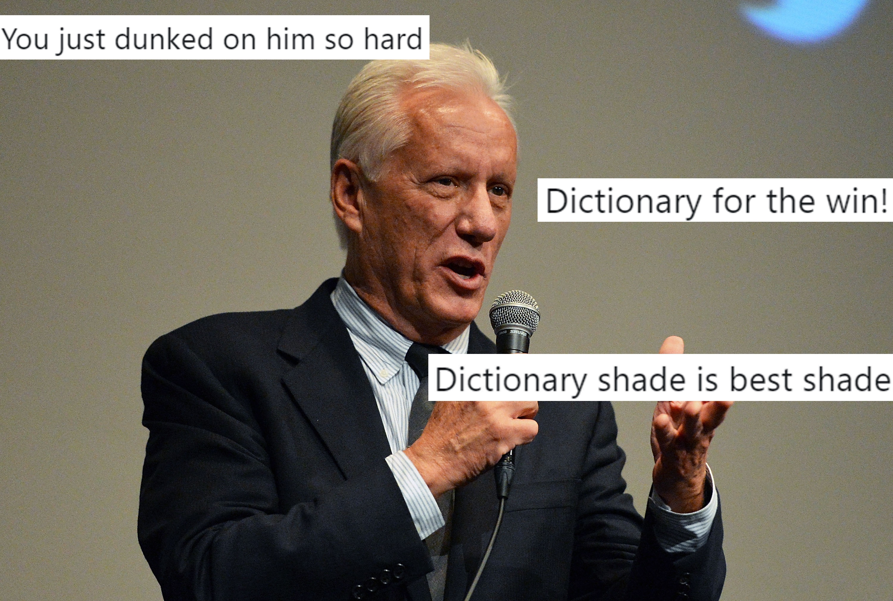 The dictionary has destroyed actor James Woods for an anti-trans tweet |  PinkNews