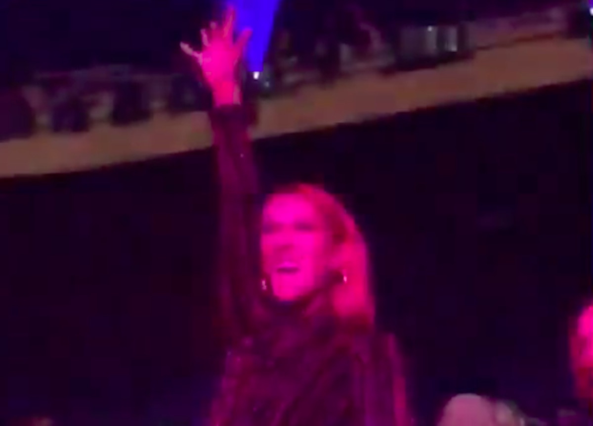 Celine at sale lady gaga concert