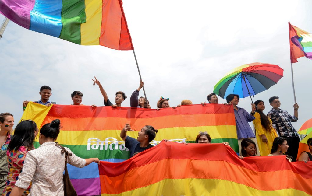 Nepal Holds First Pride Parade In Kathmandu Pinknews