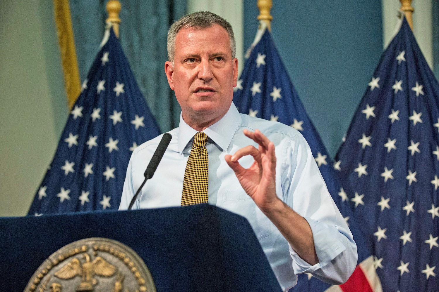 New York City mayor ends boycott of St Patrick's Day parade as gay ban  dropped, Bill de Blasio