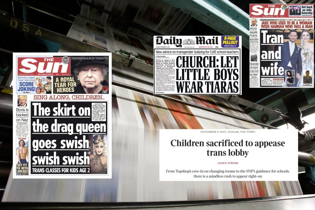 British newspapers have come under fire over their coverage of transgender issues (Getty)