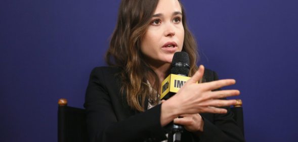 TORONTO, ON - SEPTEMBER 09: Actress Ellen Page of 'The Cured' attends The IMDb Studio Hosted By The Visa Infinite Lounge at The 2017 Toronto International Film Festival at Bisha Hotel & Residences on September 8, 2017 in Toronto, Canada. (Photo by Rich Polk/Getty Images for IMDb)