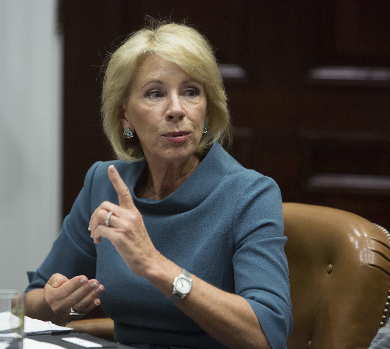 Trump's Education Secretary Betsy DeVos will not lift a finger to help