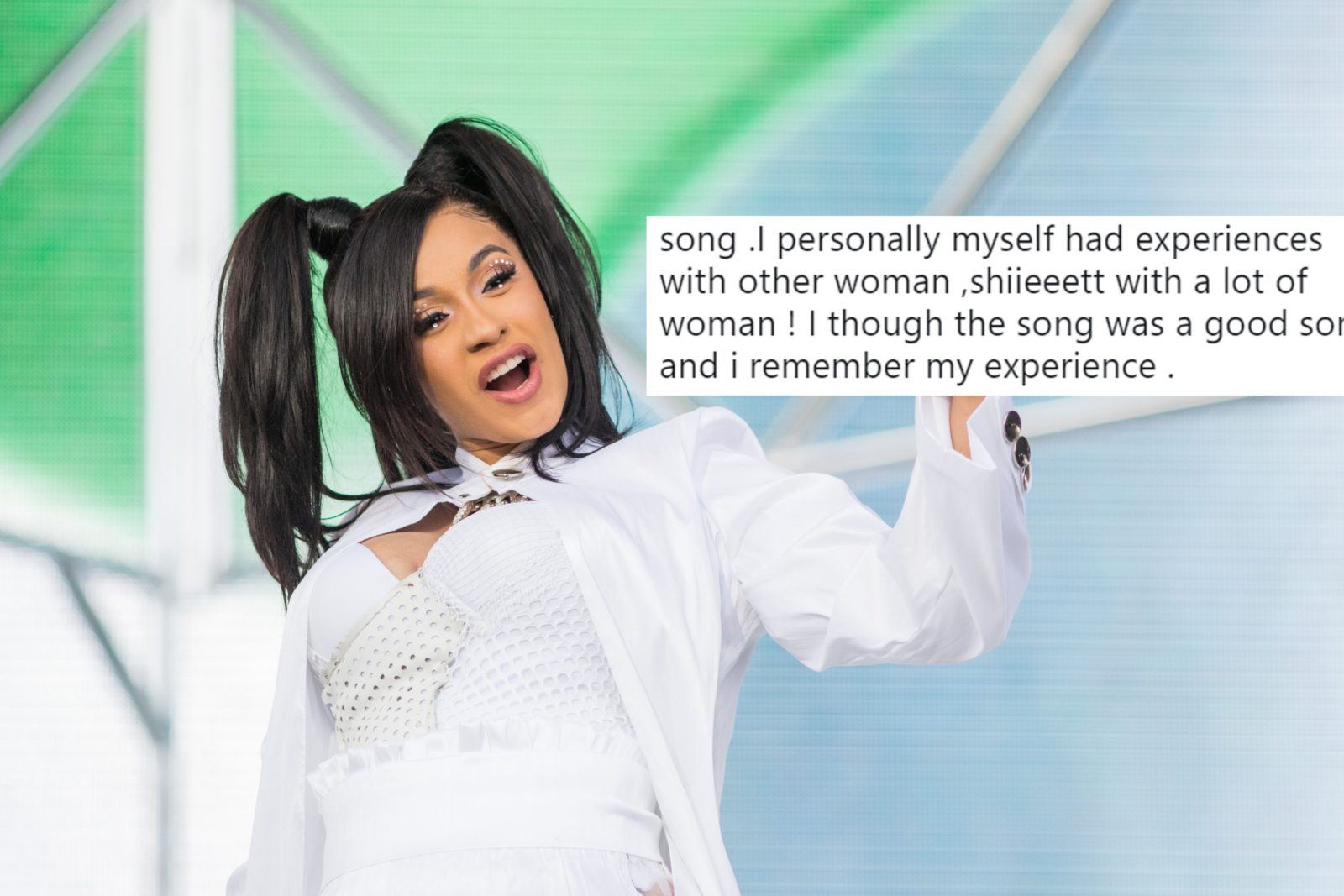 cardi b lesbian song