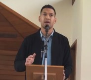 Israel Folau targets LGBT+ people again in the video uploaded to Facebook by an evangelical church