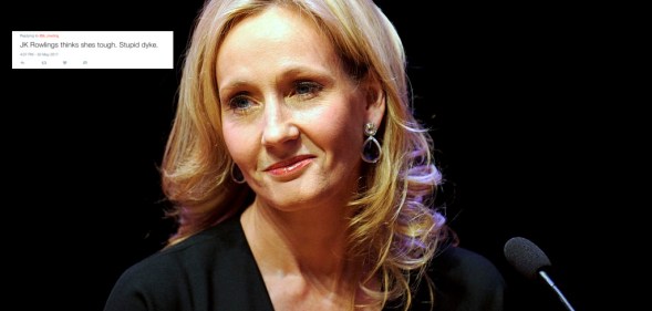 JK Rowling with homophobic tweet