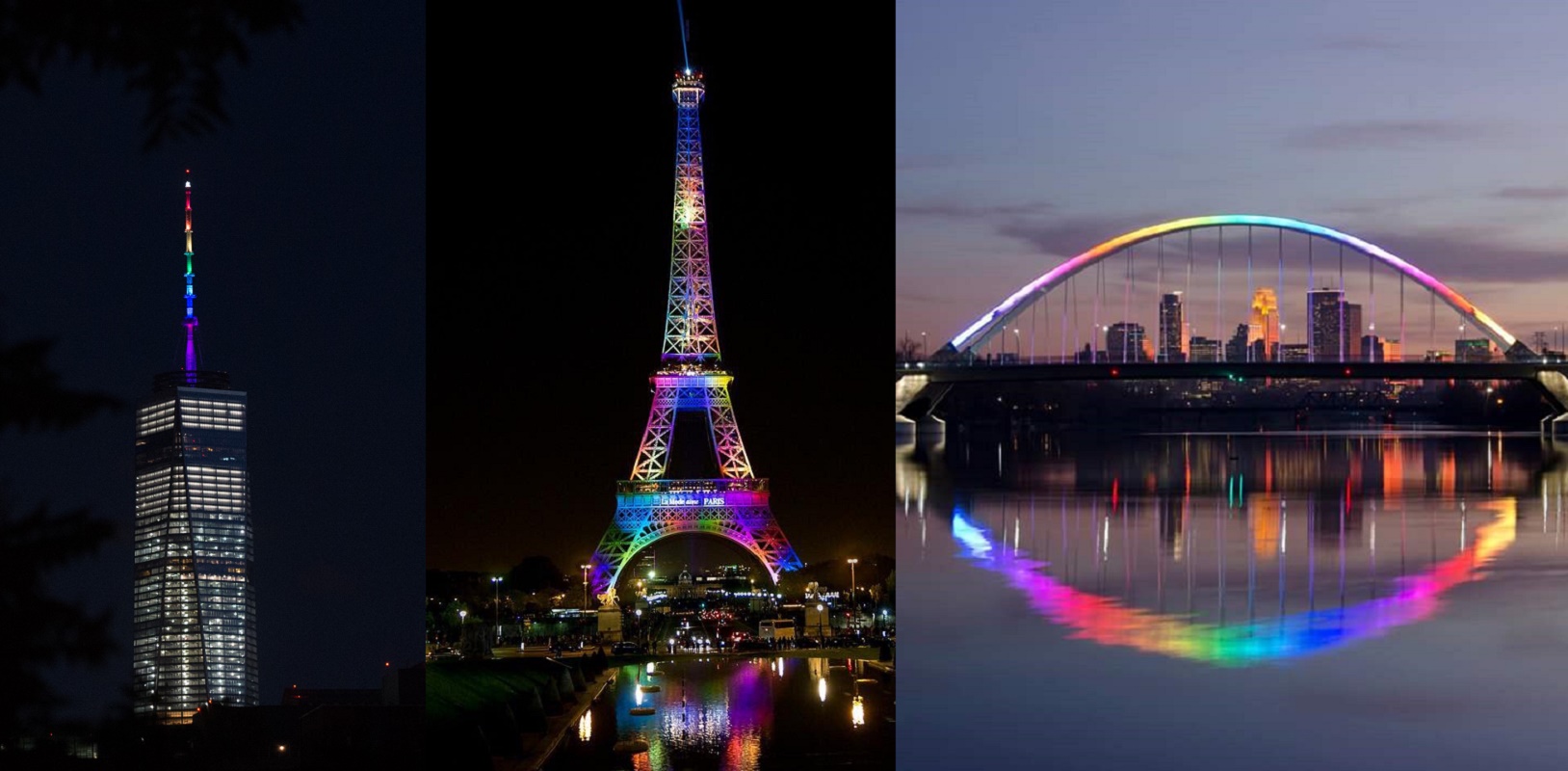 Eiffel Tower Glows in French Colors to Honor Victims