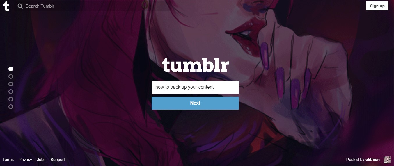 tumblr page graphics