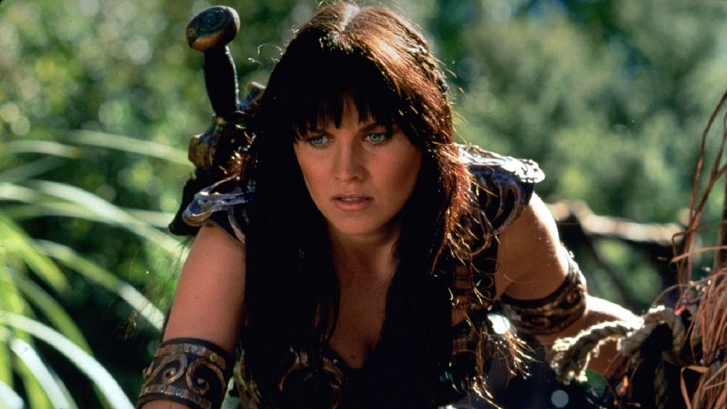 Lucy Lawless as Xena: Warrior Princess