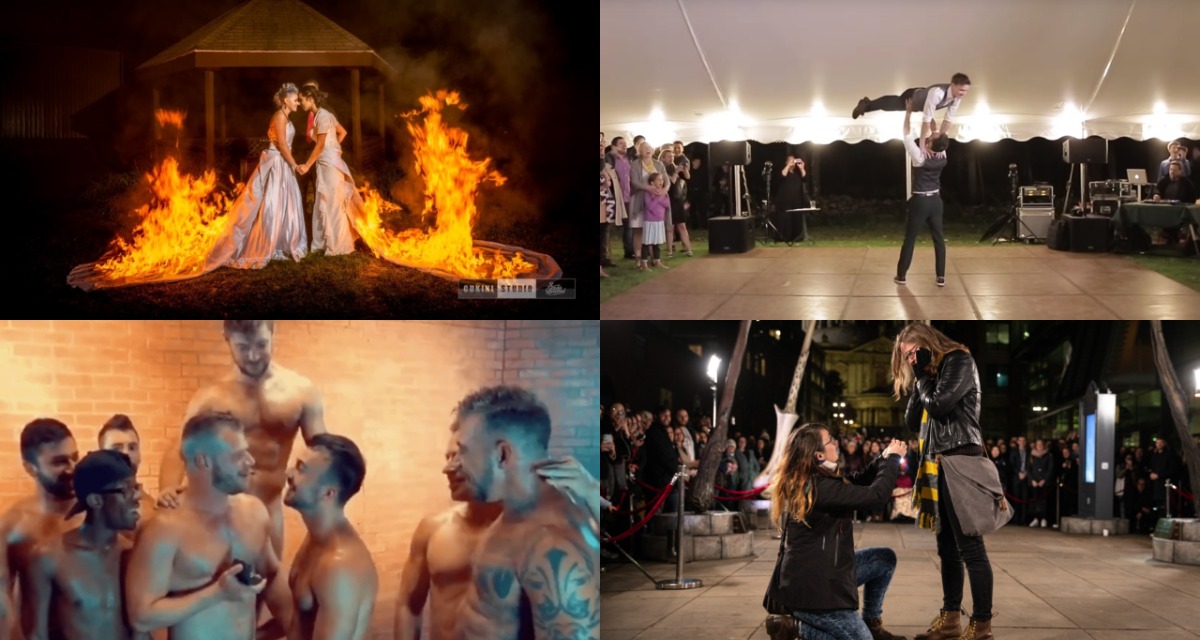 Best Lgbt Weddings And Proposals Of 2018 Pinknews