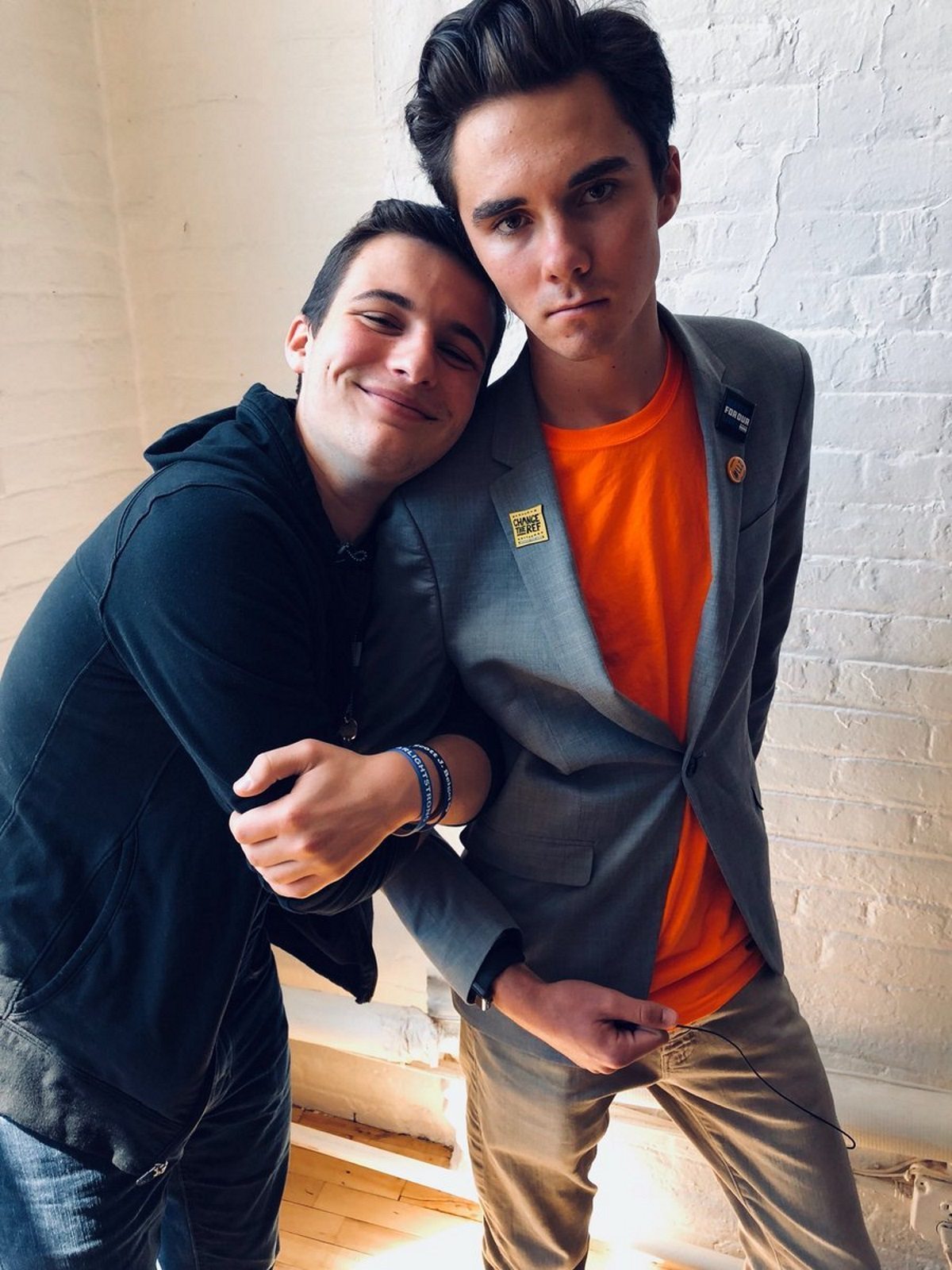 Is david hogg gay