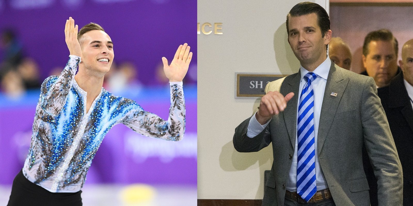 Winter Olympics 2018: Donald Trump Jr Mocks Gay Figure Skater Adam ...