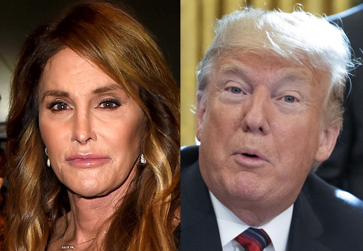 Caitlyn Jenner Wins The 10 Year Challenge With Transition Photos PinkNews   Getty Caitlyn Jenner Donald Trump A 