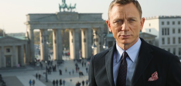 Actor Daniel Craig, who said 'anything is possible' in relation to a question about the possibility of a gay James Bond, pictured during a photocall in Berlin.