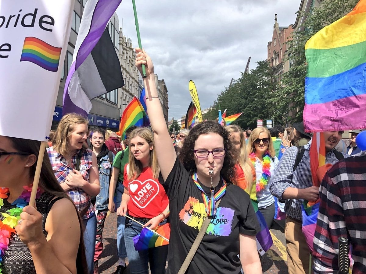 Tens of thousands march for equality at Belfast Pride | PinkNews