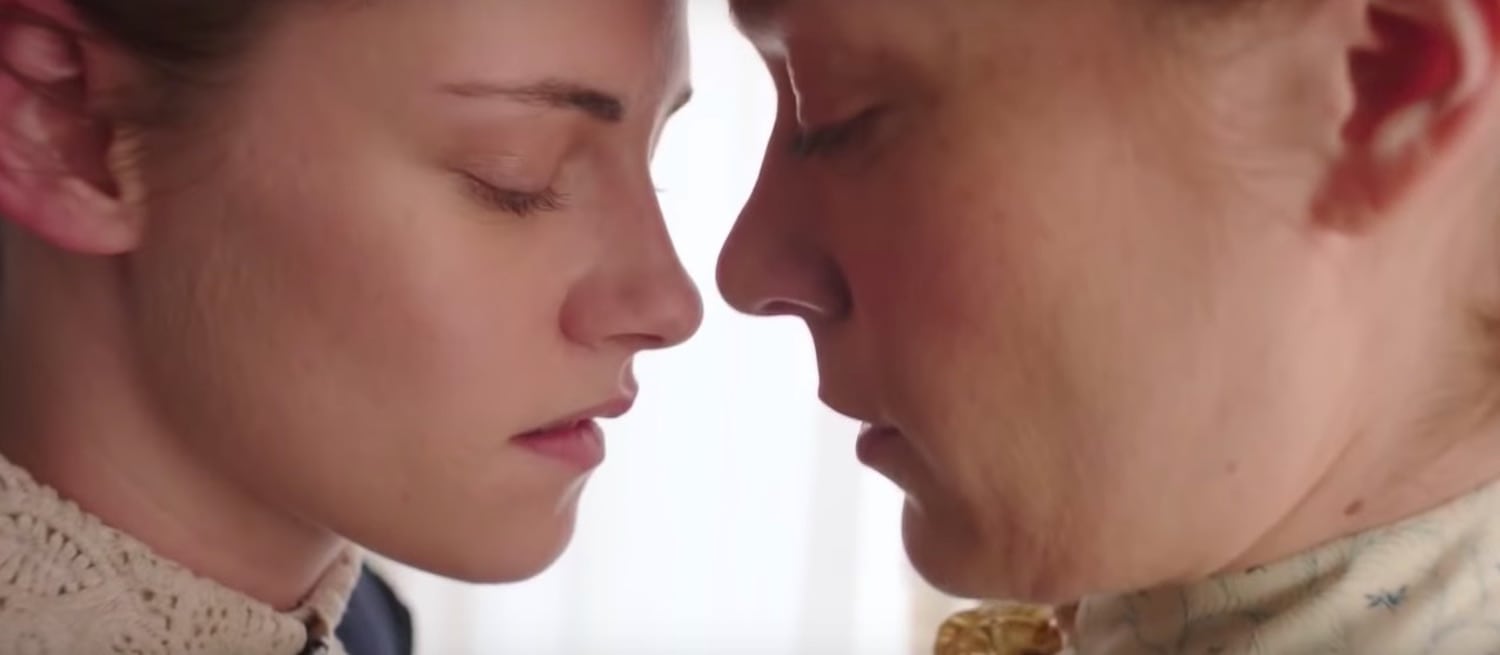 Kristen Stewart Lesbian Porn - Kristen Stewart kisses ChloÃ« Sevigny in trailer for lesbian murder film |  PinkNews