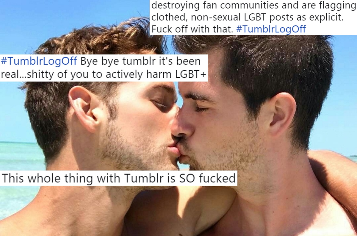 1200px x 793px - LGBT people are logging off Tumblr to protest its porn ban | PinkNews