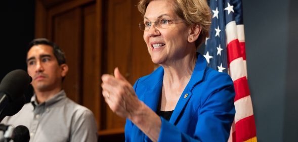 U.S. Senator Elizabeth Warren reintroduced PRIDE Act