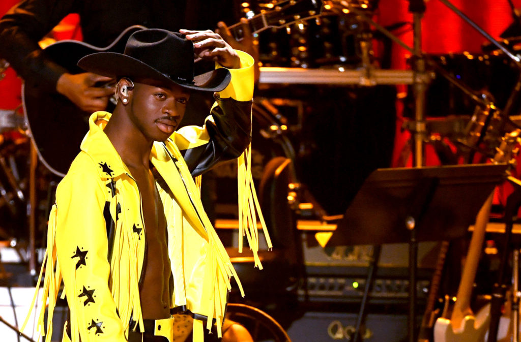 Lil Nas X performs onstage at the 2019 BET Awards on June 23, 2019 in Los Angeles, California. 