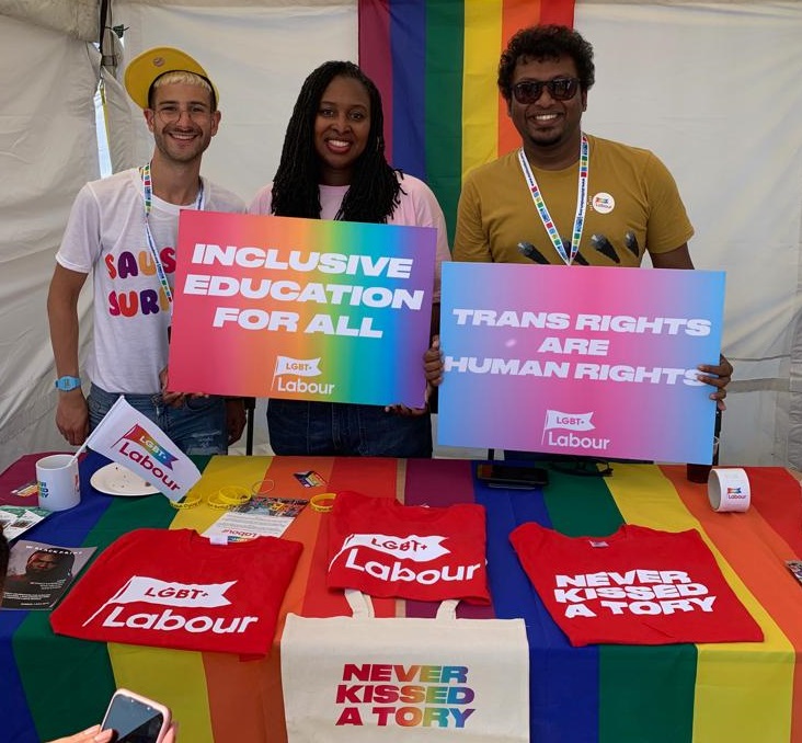 Labour's shadow equalities chief Dawn Butler at UK Black Pride