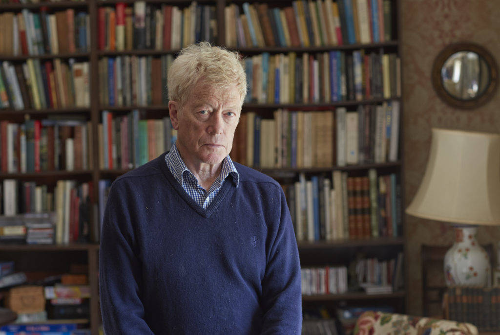 Roger Scruton poses at his home on September 28, 2015 in United Kingdom.