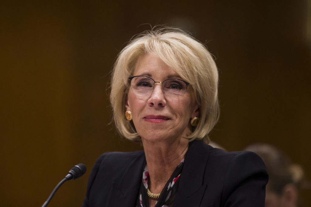 US Secretary of Education Betsy DeVos took up the civil rights complaint, but will not help trans children