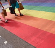 Rainbow crossing at Pride In London 2019