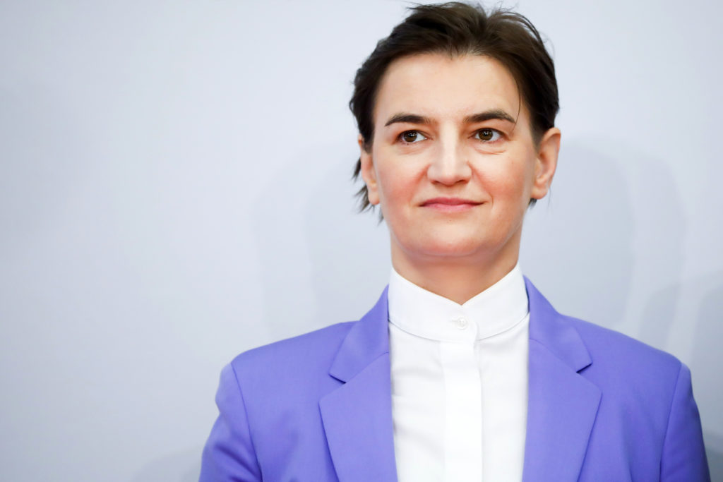 Ana Brnabic,  Prime Minister of Serbia during Western Balkans Summit at the Poznan International Fair in Poznan, Poland on 5 July, 2019. 