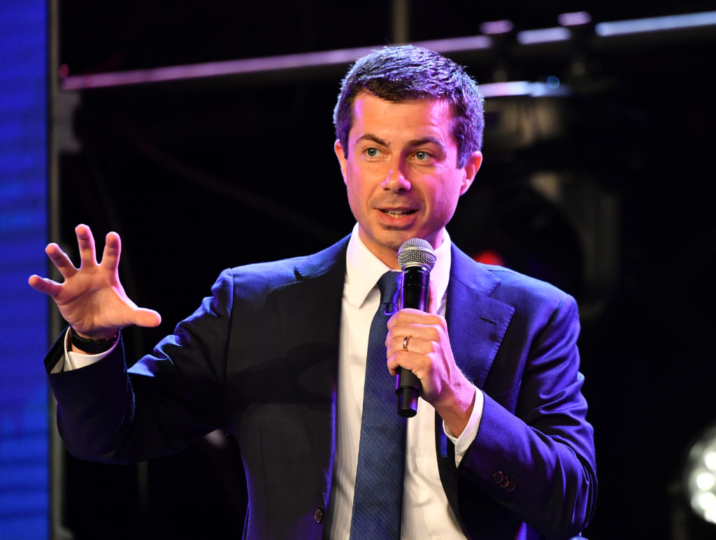 Democratic presidential candidate and South Bend, Indiana Mayor Pete Buttigieg 