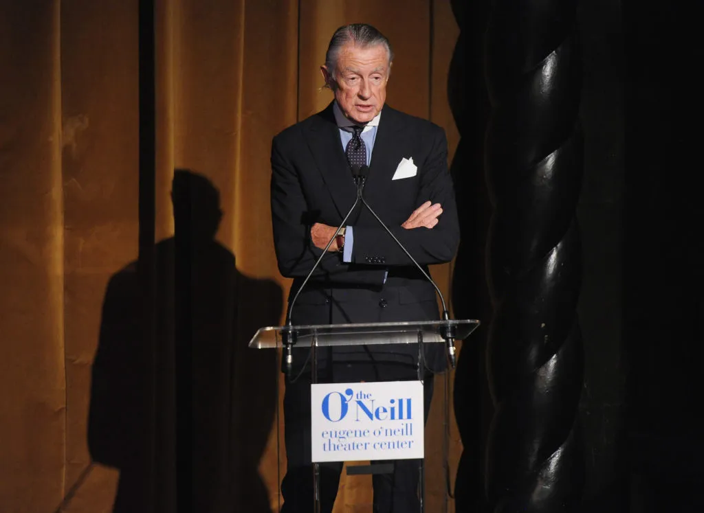 Director Joel Schumacher addresses the audience during the 12th Annual Monte Cristo Awards at The Edison Ballroom on April 16, 2012 in New York City. 