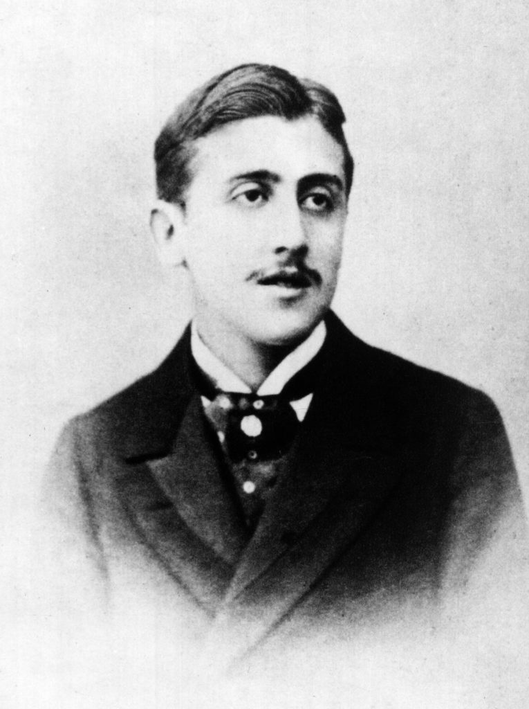 Portrait of the French novelist Marcel Proust. 