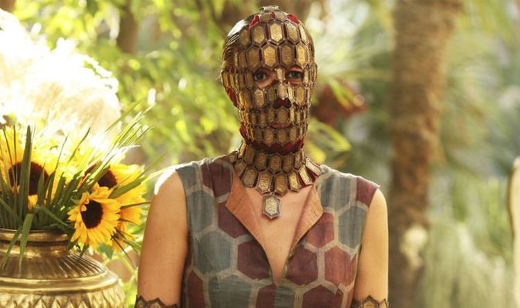 Game of Thrones actress Laura Pradelska as masked woman Quaithe