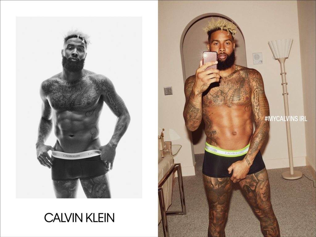 Odell Beckham Jr in Calvin Klein boxers