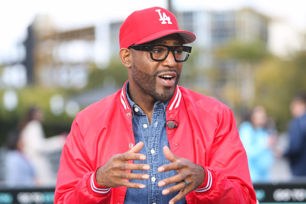 Karamo Brown visits Extra at Universal Studios Hollywood on March 08, 2019 in Universal City, California. 