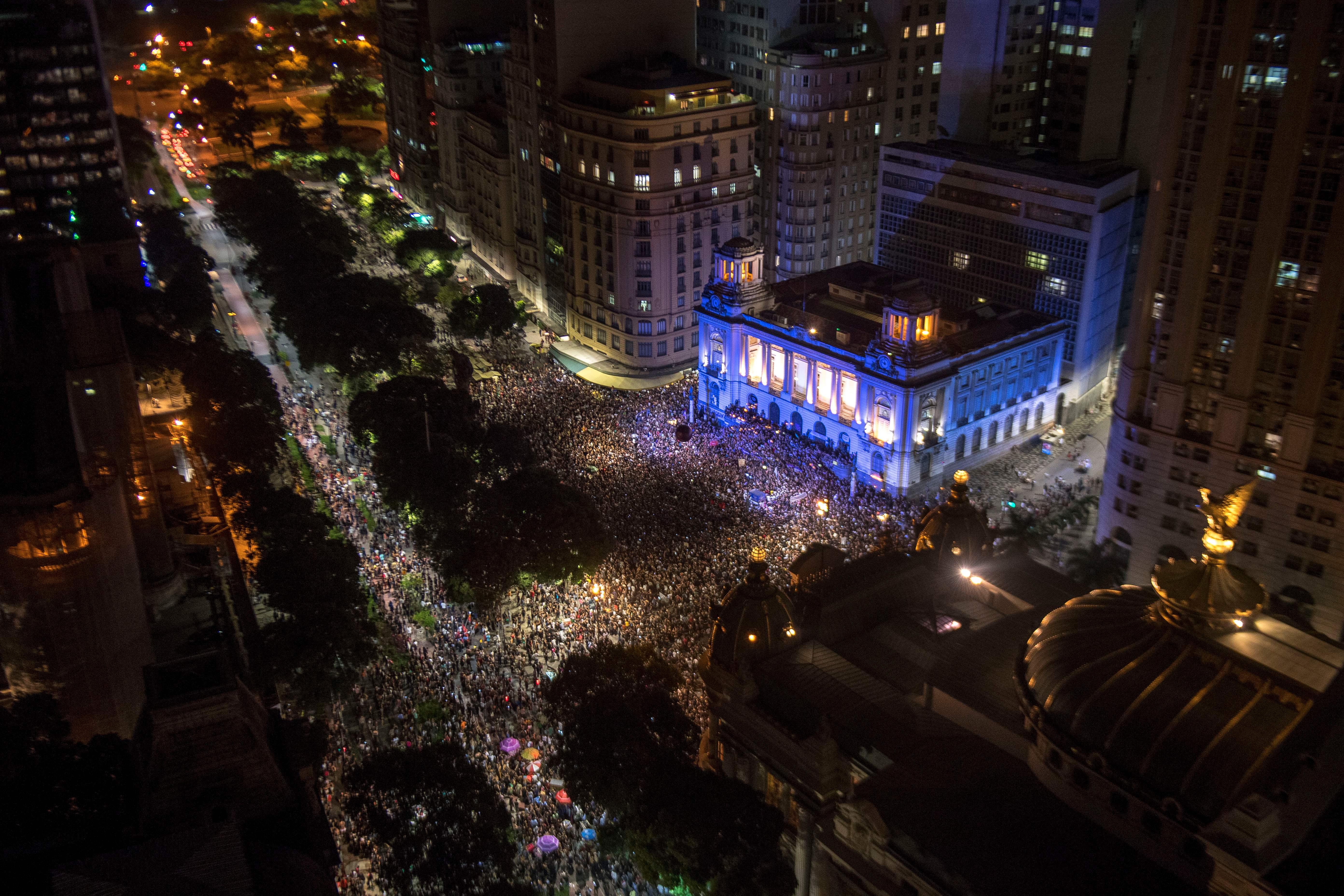 Brazil Marielle Franco demonstration