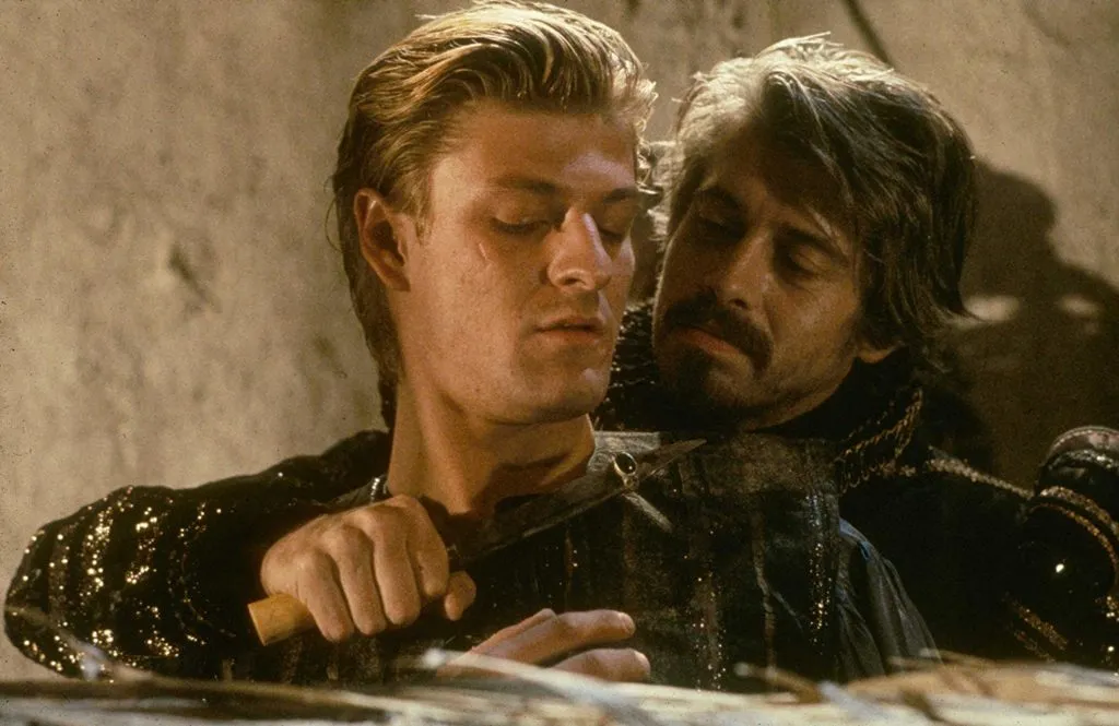 Nigel Terry's Caravaggio fools around with Sean Bean