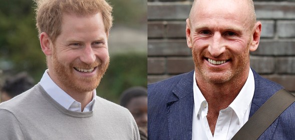 Prince Harry and Gareth Thomas