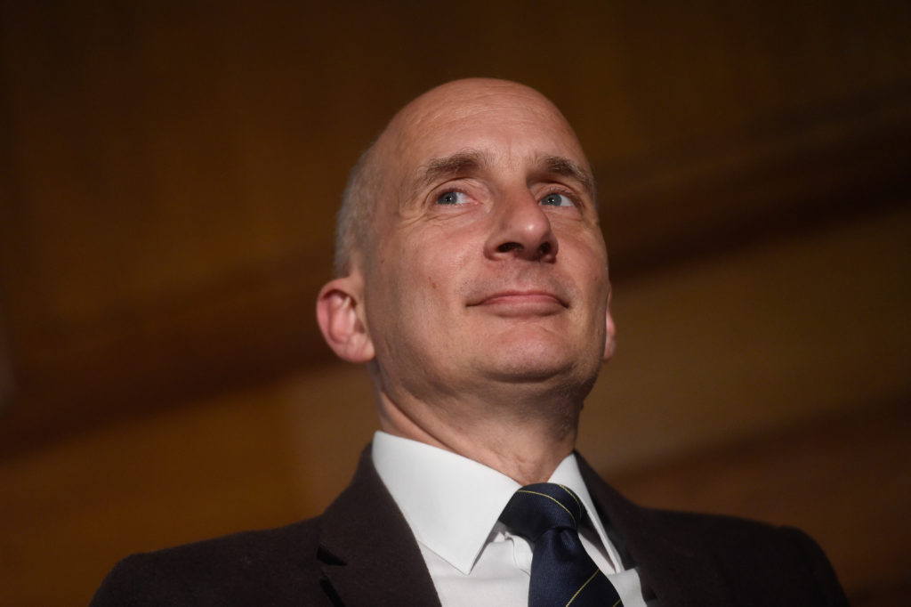 Lord Andrew Adonis attends a European Movement event on May 29, 2019 in London, England.