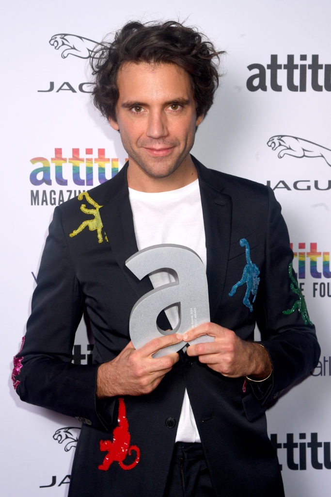 Mika, winner of The Attitude Music. (Dave J Hogan/Getty Images)