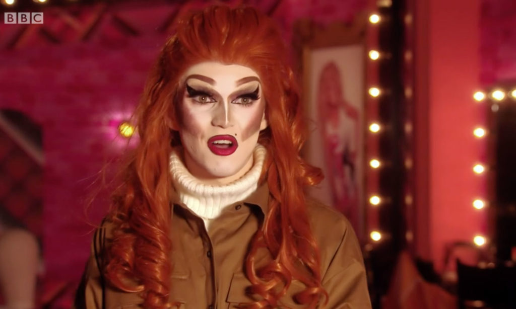 RuPaul's Drag Race star Scaredy Kat protests with Extinction