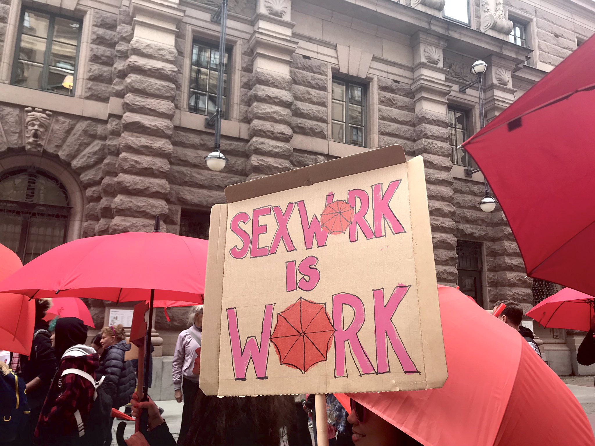 Sex Workers Rights March In Sweden Calls For Decriminalisation Of Sex Work 
