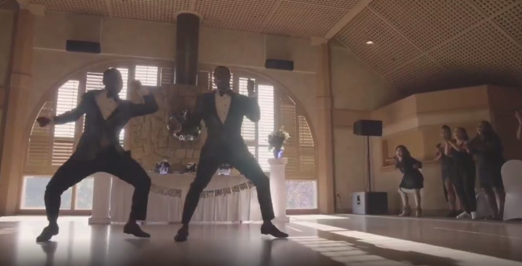 Isaiah and Taylor Green-Jones pulled off the flawless dance routine