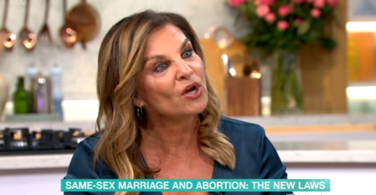 Andrea Williams on This Morning. (Screen capture via ITV)