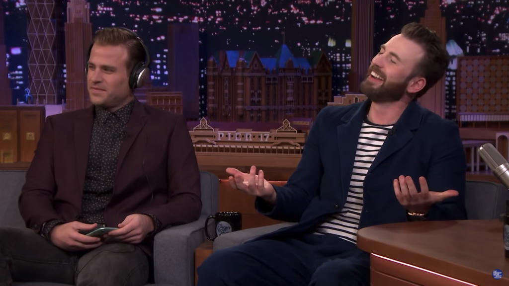 Avengers star Chris Evans opens up with his gay brother on the Jimmy ...