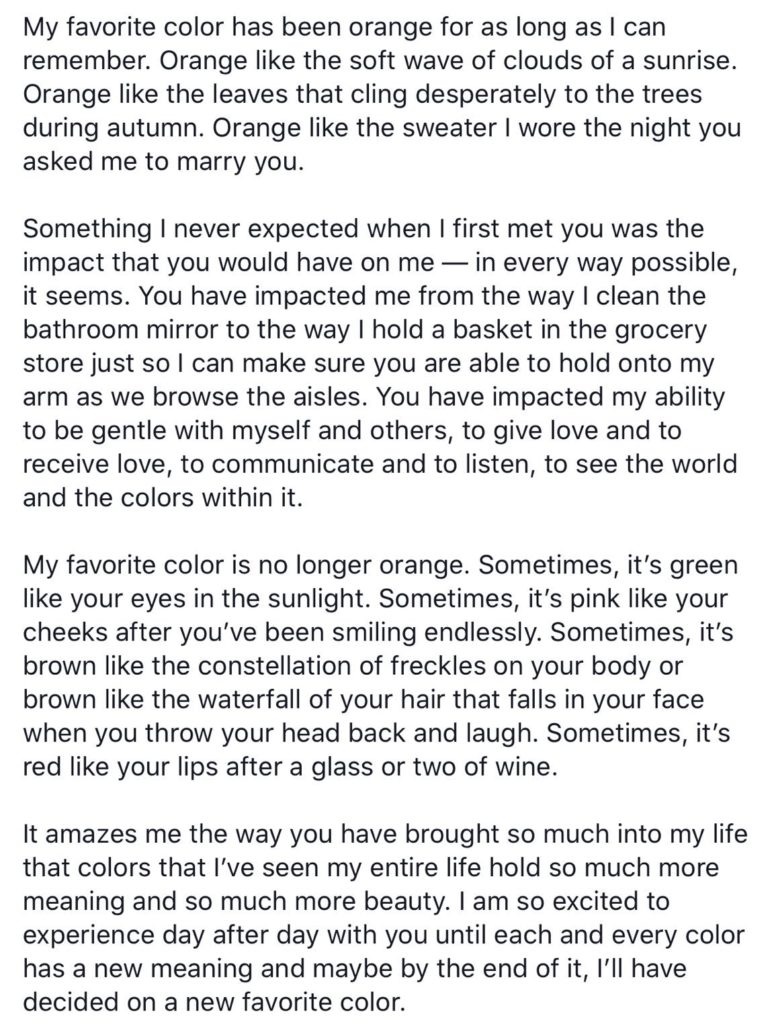 Warning: Reading this post in its entirety will make you weep. (Facebook)