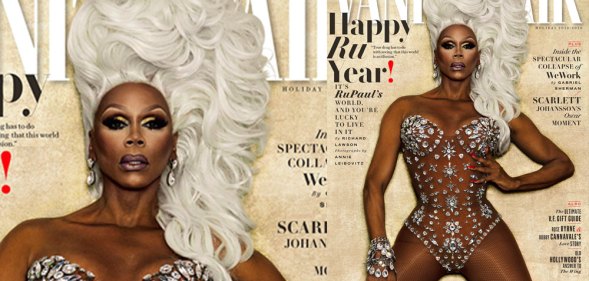 RuPaul on the cover of Vanity Fair.