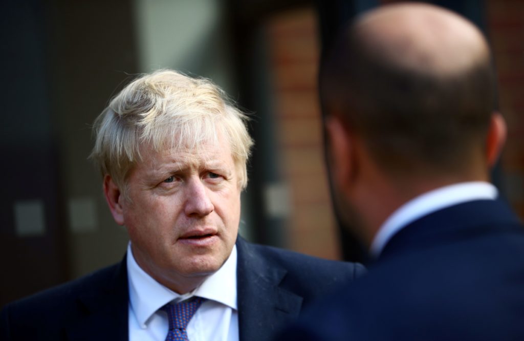 Britain's prime minister Boris Johnson. (HANNAH MCKAY/POOL/AFP via Getty Images)